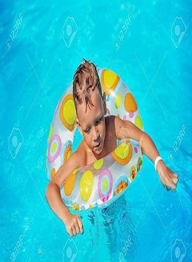 KRIDARSH Swimming Ring for Kids | Lifelong Pool Party Swimming Tube | Safe Seat Learning Float for Girls & Boys Adults | Durable Inflatable Water Ring | Pool Accessory (1 pcs)(Multi Color) - Image 3